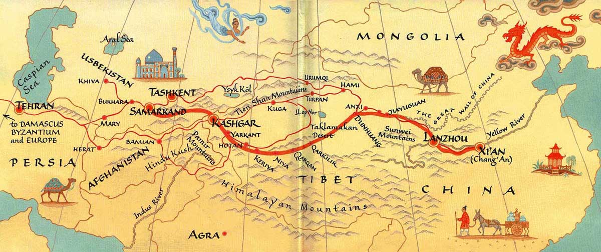 Silk Road Map