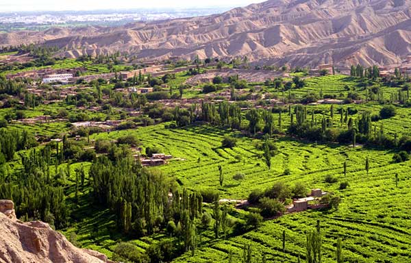 Turpan Basin – the lowest terrain and highest temperature of China